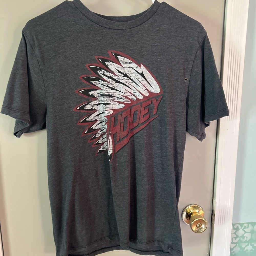 Hooey Charcoal Tee with Subtle Graphic